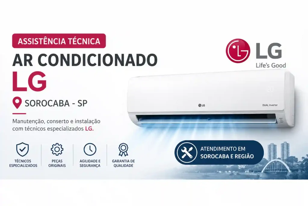Ar condicionado assistência técnica LG Sorocaba 4 ar condicionado lg sorocaba