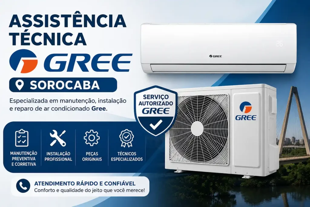 Assistência técnica ar condicionado Gree Sorocaba: guia completo para manutenção, reparos e máxima eficiência do seu equipamento 2 assistencia gree sorocaba