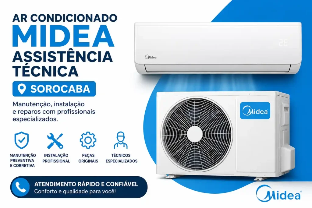 Ar condicionado Midea assistência técnica Sorocaba: guia completo sobre manutenção, reparos e cuidados com seu equipamento 3 assistencia tecnica midea sorocaba